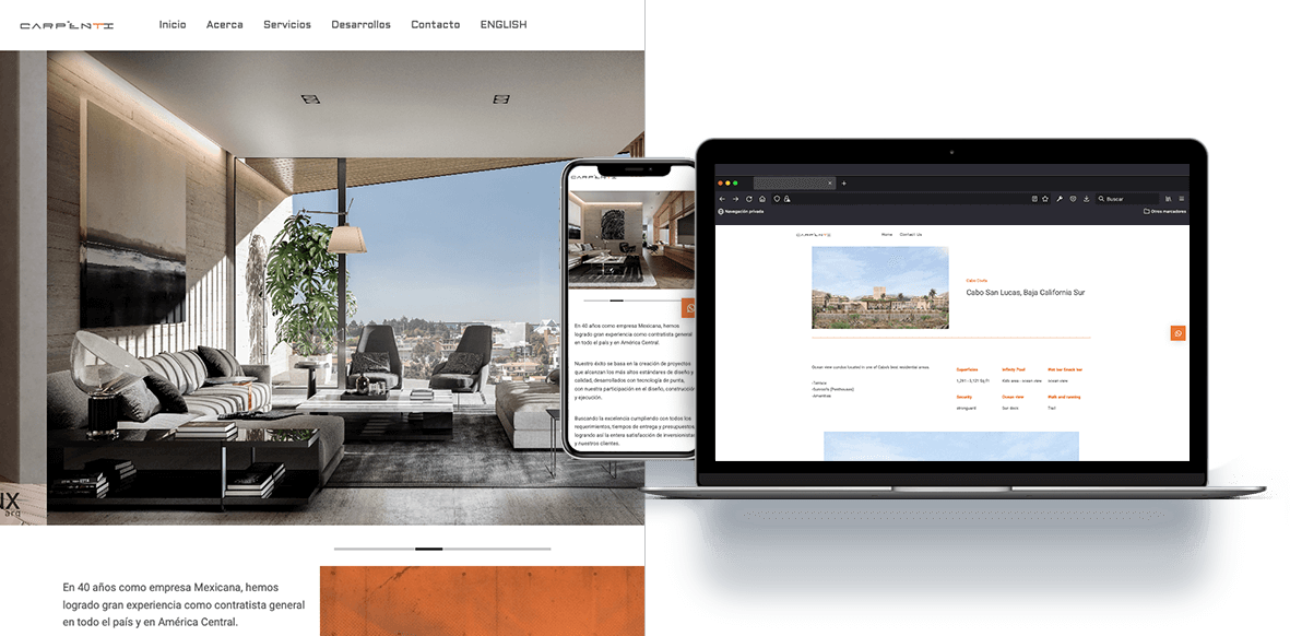 Desarrollo web para constructoras y contratistas