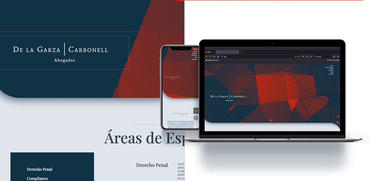 Desarrollo web para despachos ó firmas de abogados y contadores